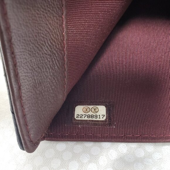 Chanel Lambskin Quilted Flap Wallet w/ Dust Bag & Legit ID - Picture 16 of 16